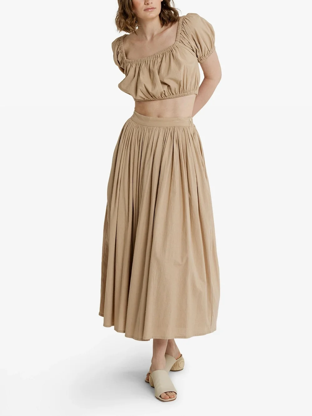 Laude The Label Full Midi Skirt In "Ginger", XXL - Picture 1 of 11